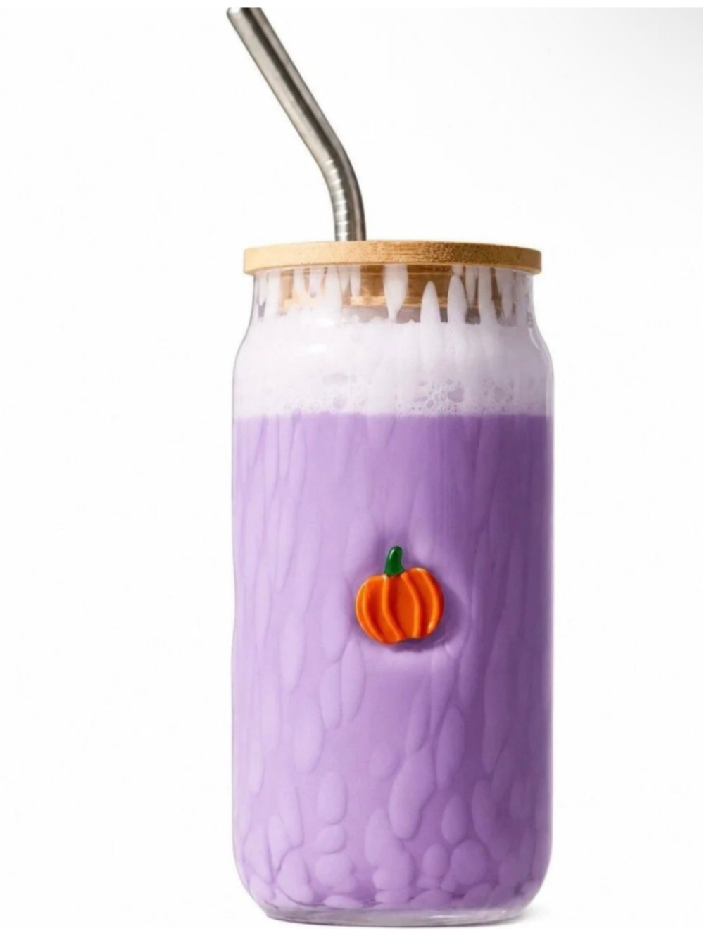 NIB Anthropologie Mystic 25 Icon "Pumpkin" Juice Glass Tumbler White / Blanc
